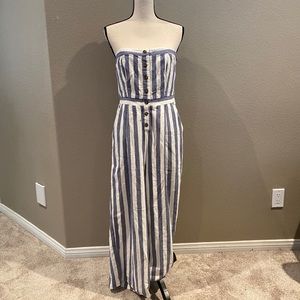 Junior Strapless Jumpsuit
